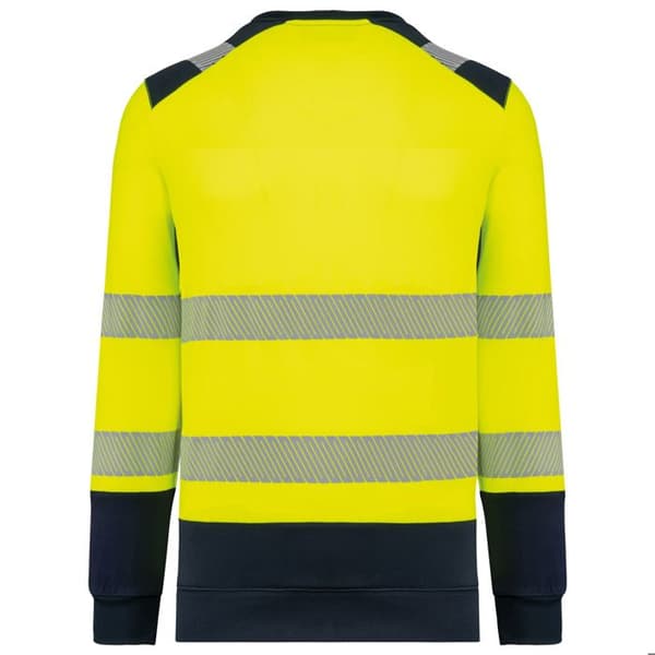 Återvunnen säkerhetströja med rund hals WK. Designad för att arbeta