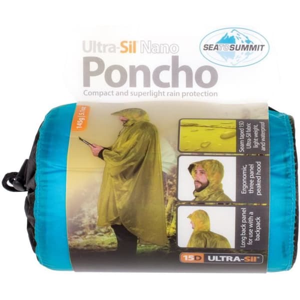 Sea to Summit Poncho Veste 15D Dam Blå