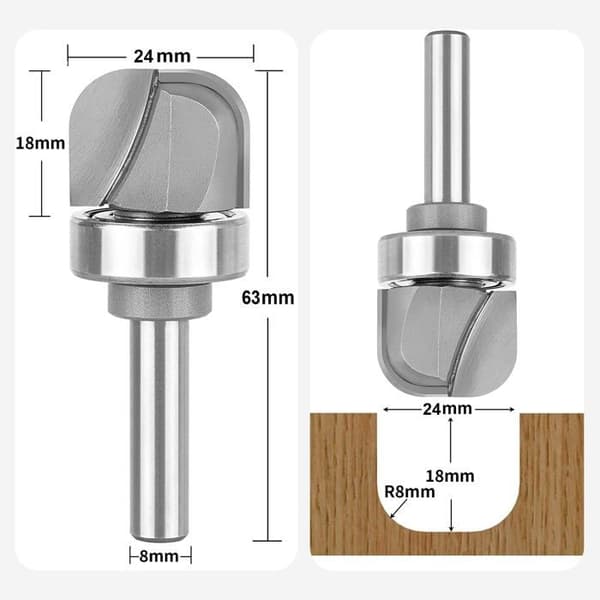 Fraiseuse Spetool - BPT2F-D8-D24-R8