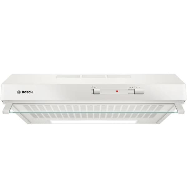 Bosch DUL62FA21 fläktkåpa vit - 60cm - integrerad huva