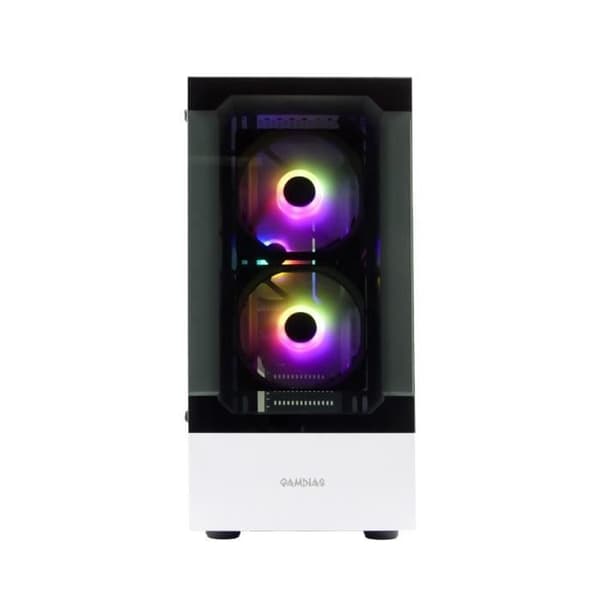 PC-chassi - GAMDIAS - Midi-torn - Svart - USB2.0 * 2, USB3.0 * 1 - Vattenkylning 1x360