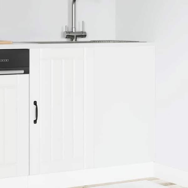 vidaXL Handfatsskåp Lucca vit träfiber 854308