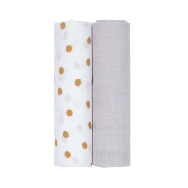 Langes - LÄSSIG - Om Vänner - 2 delar - 120 x 120 cm - Andningsbart bomull