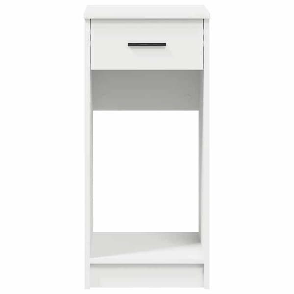 vidaXL Datorställ med låda vit 35x45x77 cm 858740