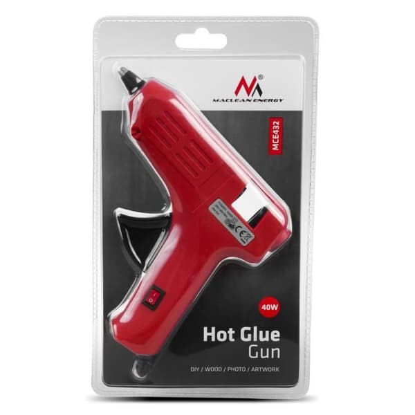 Maclean smältlimpistol, 40W, 2x lim ingår, MCE432