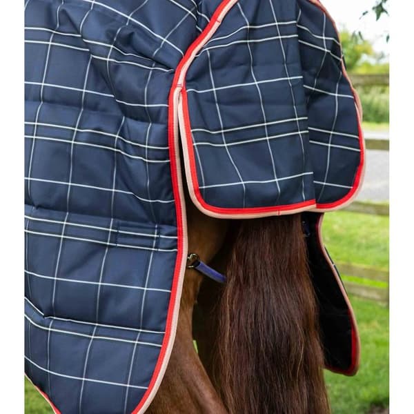 Stalltäcke för häst Premier Equine Domus 200g - Blå - 213 cm