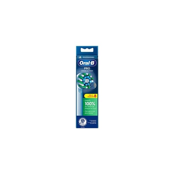 Brossettar - ORAL-B - Cross action - X-fibrer (SV) x8