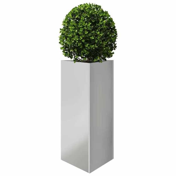 vidaXL Triangulär planteringslåda 40x40x75 cm galvaniserat stål 851167