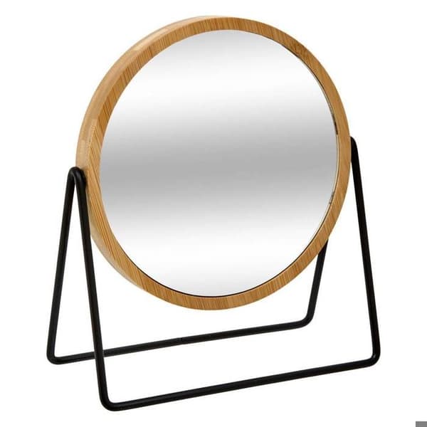 Spegel gungbräda med ben D22cm bambu - 5 five simply smart