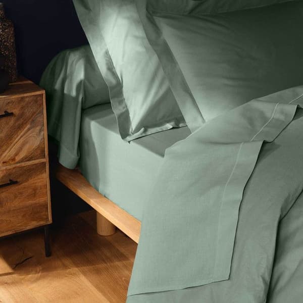 Rektangulär örngott 50x70 cm - 100% bomull - Salvia