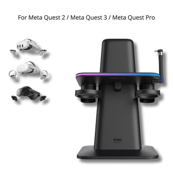 Stödsystem RGB - KIWI DESIGN - Meta Quest 3S - Svart - Multi-plattform