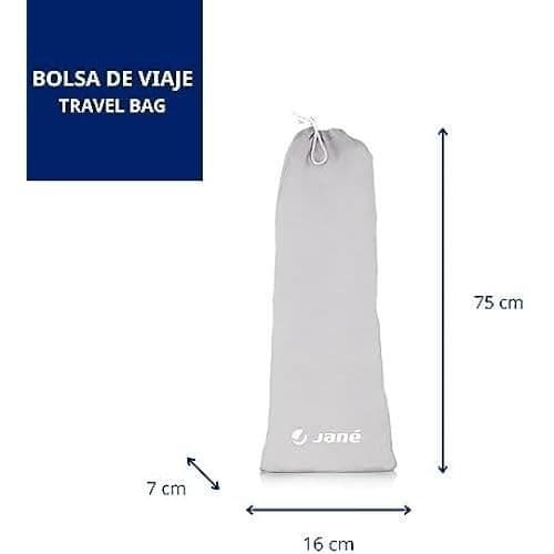 Jané Fällbar sängstång med bärväska, extra hög design, längd 90 cm