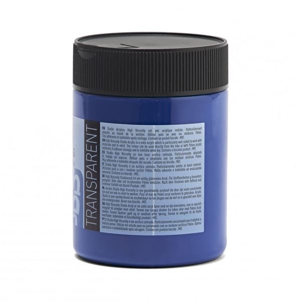 Akrylfärg - PEBEO - 500 ML - Ftalocyaninblå - Snabbtorkande - Multi-yta