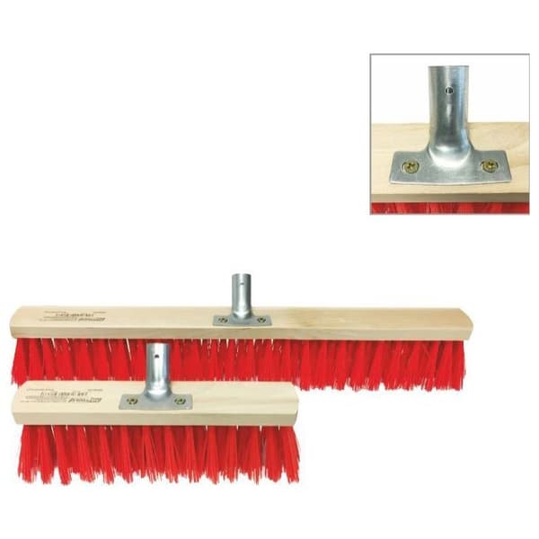 Gräskamp - AWTOOLS - AW00150 - 30cm - Ram i trä - Styva nylonborst
