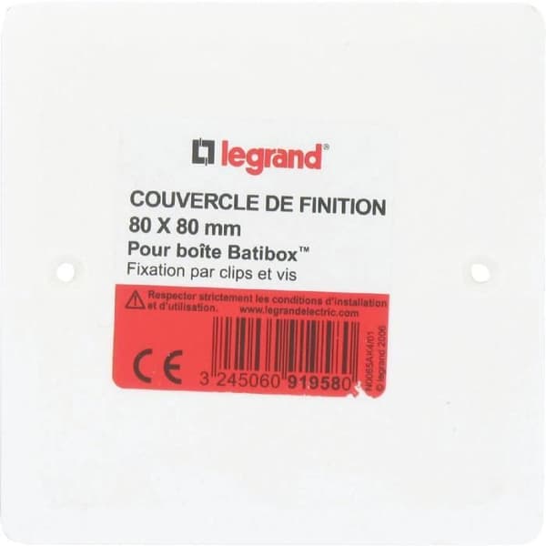 Kopplingsdosans lock - 80x80 mm