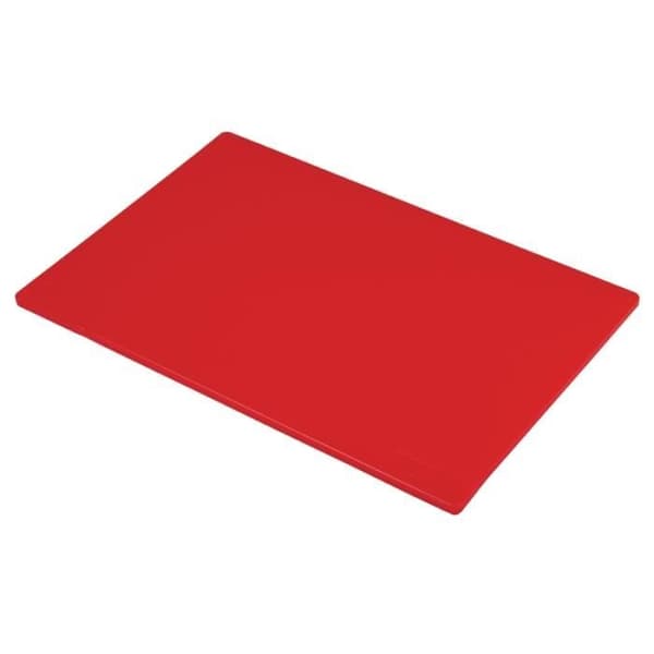 Skärbräda - Hygiplas - 450 x 300 mm - Polyeten - Röd - Diskmaskinssäker