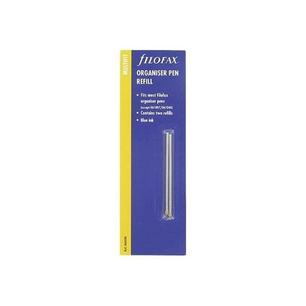 Filofax Refill blå 2-pack