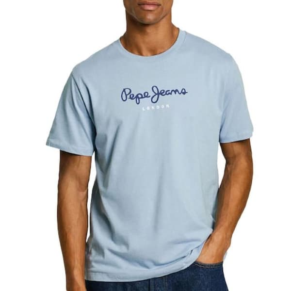 T-shirt Blå Herr Pepe jeans 508208
