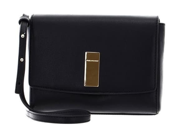 Axelväska - PIQUADRO - Dafne Crossover Bag - Läder - Svart - RFID