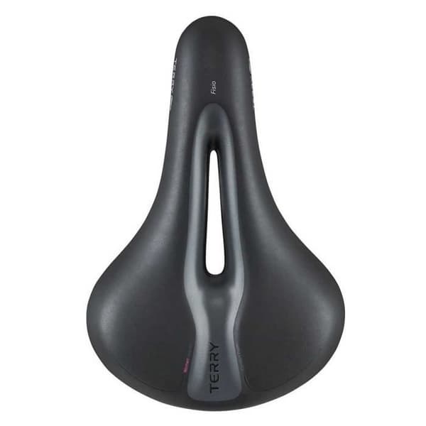Cykelsadel - Fisio - Dam - Svart - One size