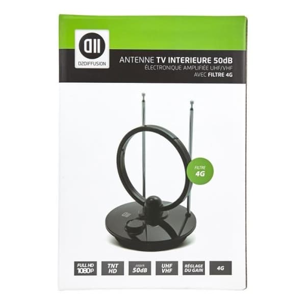 Inomhusantenn 50 dB D2 Broadcast
