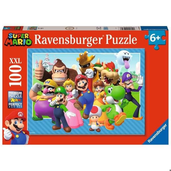 Pussel 100 bitar XXL: Super Mario: Låt oss gå!