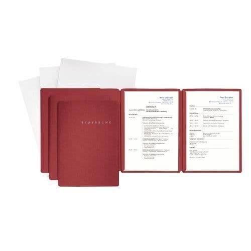 PAGNA Special - Röd ansökningsdossier, 3-pack (mod. 22028-01)