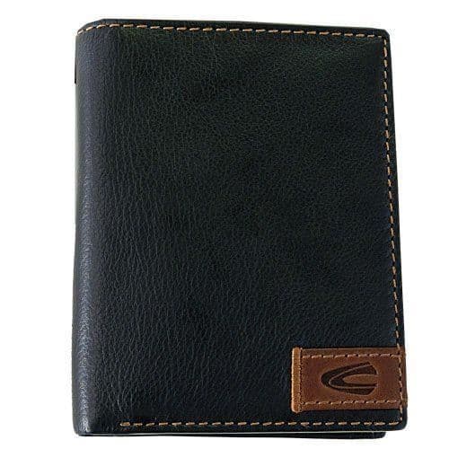 Handväska - CAMEL ACTIVE - 128 705 60 - Mycket mjukt läder - Solid svart - 3 flikar