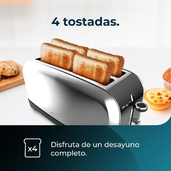 Cecotec Vertikal Brödrost Toastin Time 1500 Inox