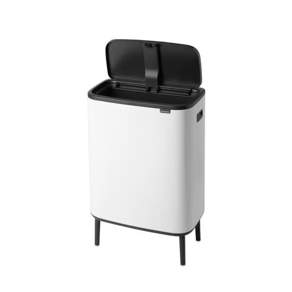 Papperskorg - BRABANTIA - Bo Touch Bin Hi - 60 L - Vit - Touch