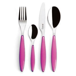 24-delars bestickset - Feeling - Vit - Rostfritt stål - Tål diskmaskin - Modern design