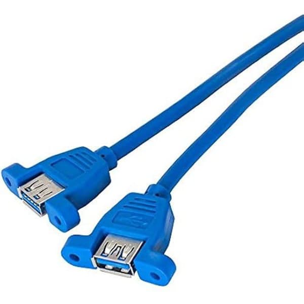 Kabeladapter - AKYGA - AK-CA-62 - 2 USB A 3.0-portar - 19 stift - 65 cm