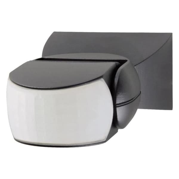 PIR-sensor rörelsedetektor svart IP65 1 låda 50 st