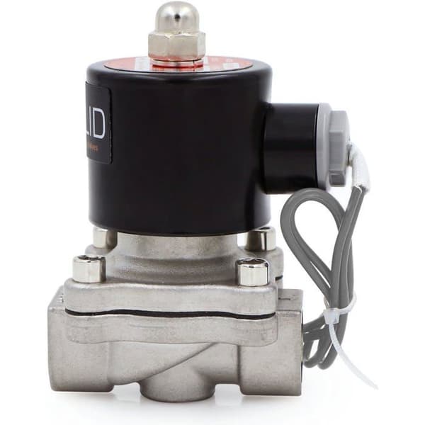 U.S. Solid 24V DC 1/2" G Stål Normalt Stängd