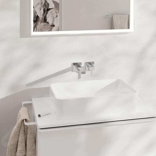 Handfatblandare - HANSGROHE - Tecturis E - Krom - EcoSmart - 2 hål