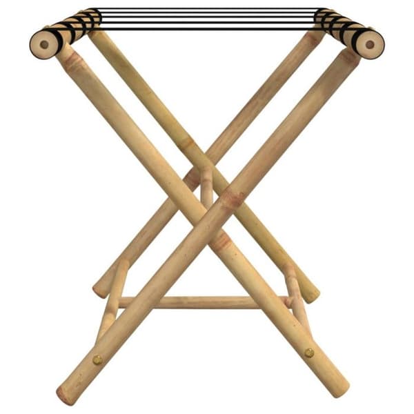 Fällbart bagagebärande 62x42x50,5 cm bambu