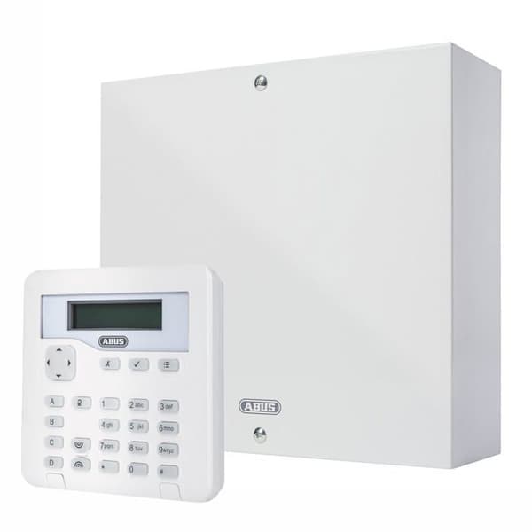 Trådad larmcentral - ABUS - Terxon SX - 10 programmerbara zoner - LCD-kontrollpanel