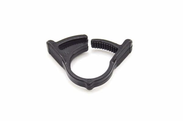 Krage - fläns - fixering M-m's - 544583 - S-M Set om 10 Säkerhetsklämmor för 16 mm rör Svart