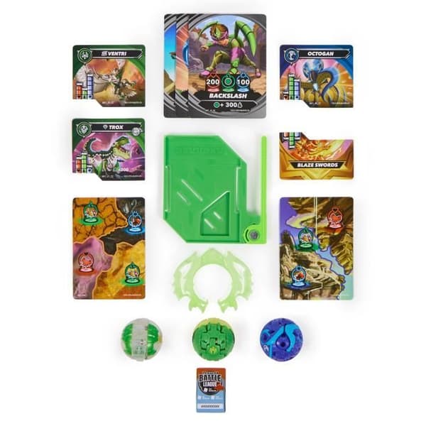 BAKUGAN - STARTPACK V2 - 2 Bakugan + 1 Bakugan Special Attack