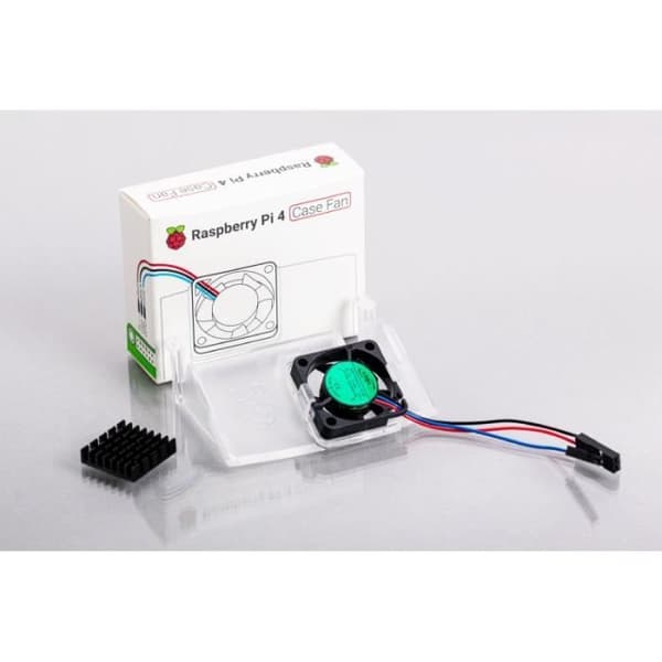Fläkt - RASPBERRY PI - Raspberry Pi 4 - Officiell - Passar till höljet - Ideal temperatur