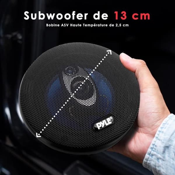 13cm koaxialhögtalare Pyle PL53BL 200w