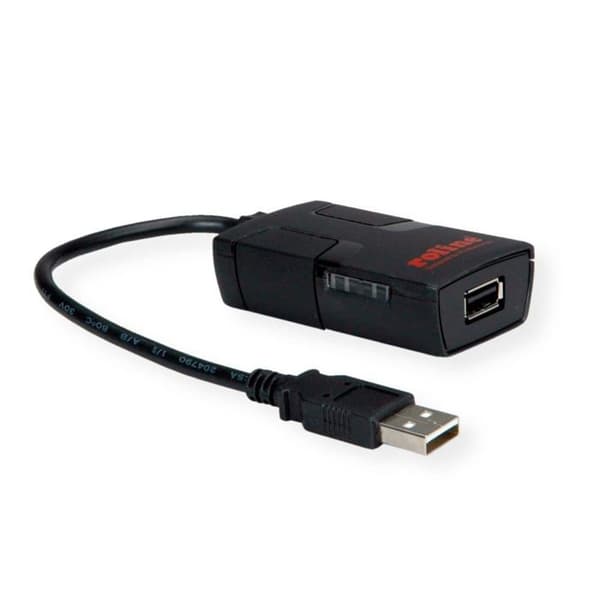 USB-kabel - ROLINE - 12.02.1091 - Opto Bridge - LED-display - Isolering 5000V