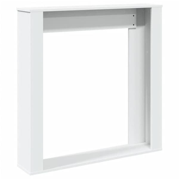 Vit MDF vit 100x20x100 cm ingenjörsträ
