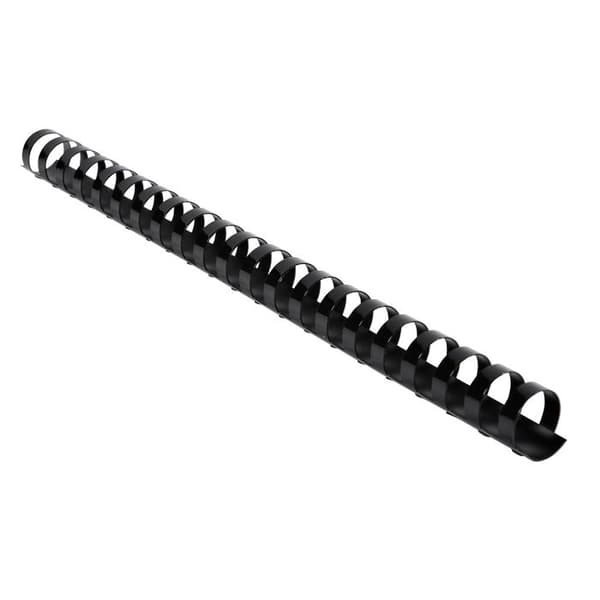 Plastspiralbindningar - EXACOMPTA - 75601E - 20 mm - Svart - Förpackning 100