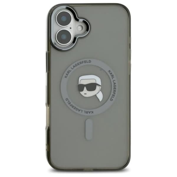 Mobilskal - KARL LAGERFELD - iPhone 16 Plus - MagSafe - Transparent - Elegant