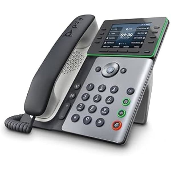 IP-telefon - HP - POLY Edge E300 - 8 linjer - Svart - Uppringarens ID - PoE