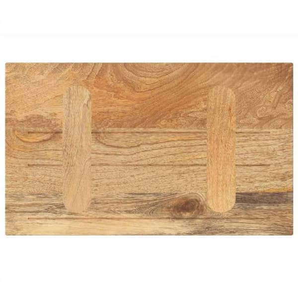 vidaXL Bordsskiva 60x30x2,5 cm rektangulär massiv mangoträ 371434