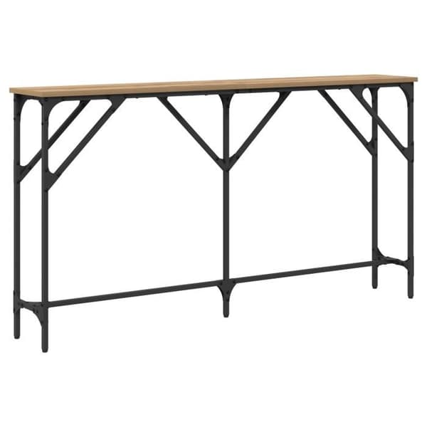 Bordskonsol - Ek - 140x23x75 cm - Rektangulär - Matt Finish