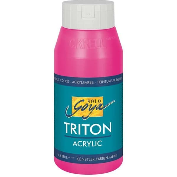 Akrylfärg - Solo Goya Triton Acrylic Basic - Vinröd - 750 ml - Matt torkning