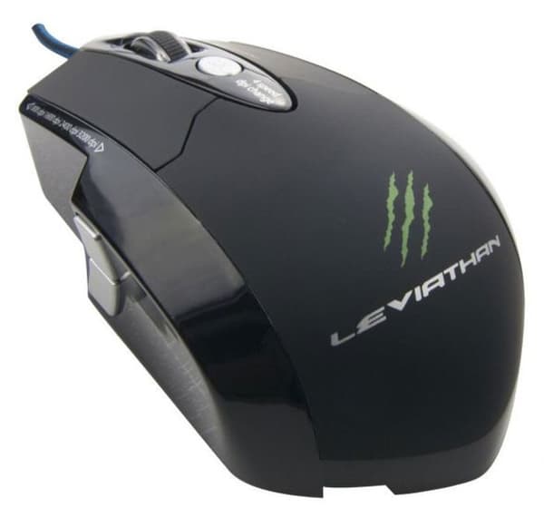 Dragon War Leviathan Gaming Mouse - Laserteknik - 9 programmerbara knappar - 3200 dpi upplösning